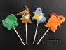 543sp Pokerman Go Friends Chocolate or Hard Candy Lollipop Mold